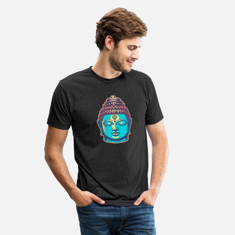 Blue Buddha Head