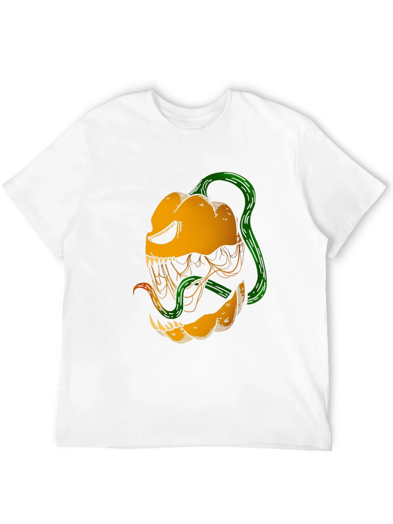 Monster Pumpkin Graphic T-Shirt - Halloween Ready!