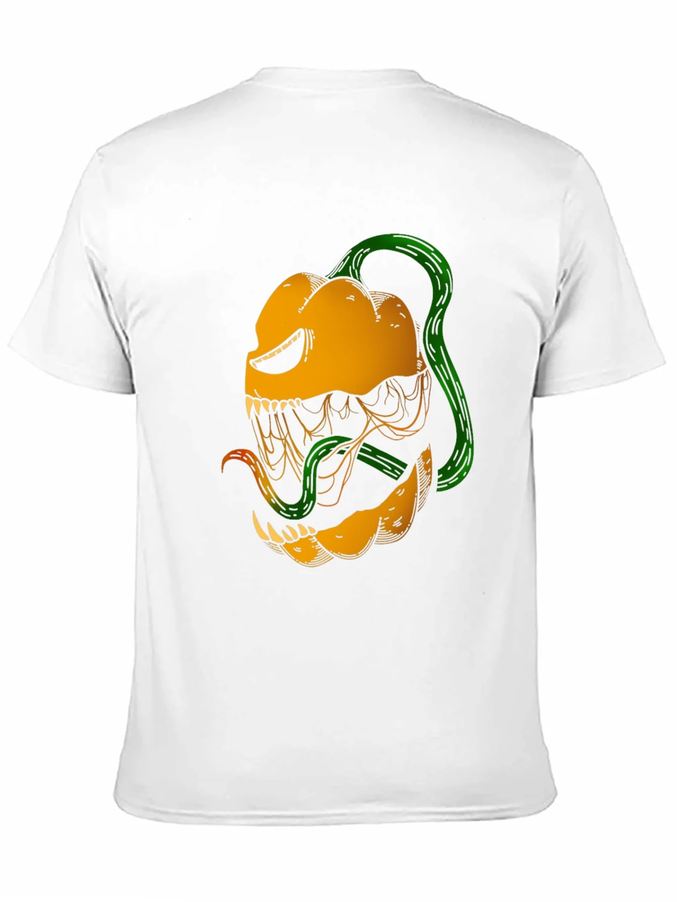 Monster Pumpkin Graphic T-Shirt - Halloween Ready!