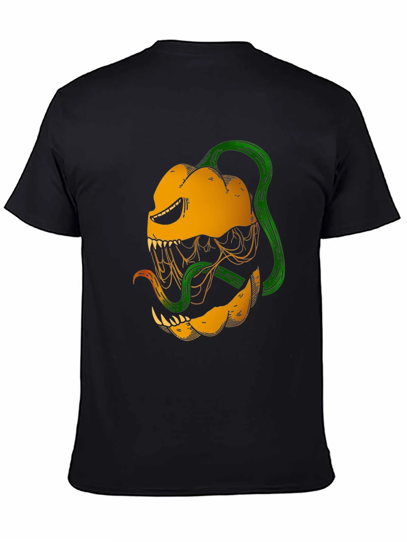 Monster Pumpkin Graphic T-Shirt - Halloween Ready!