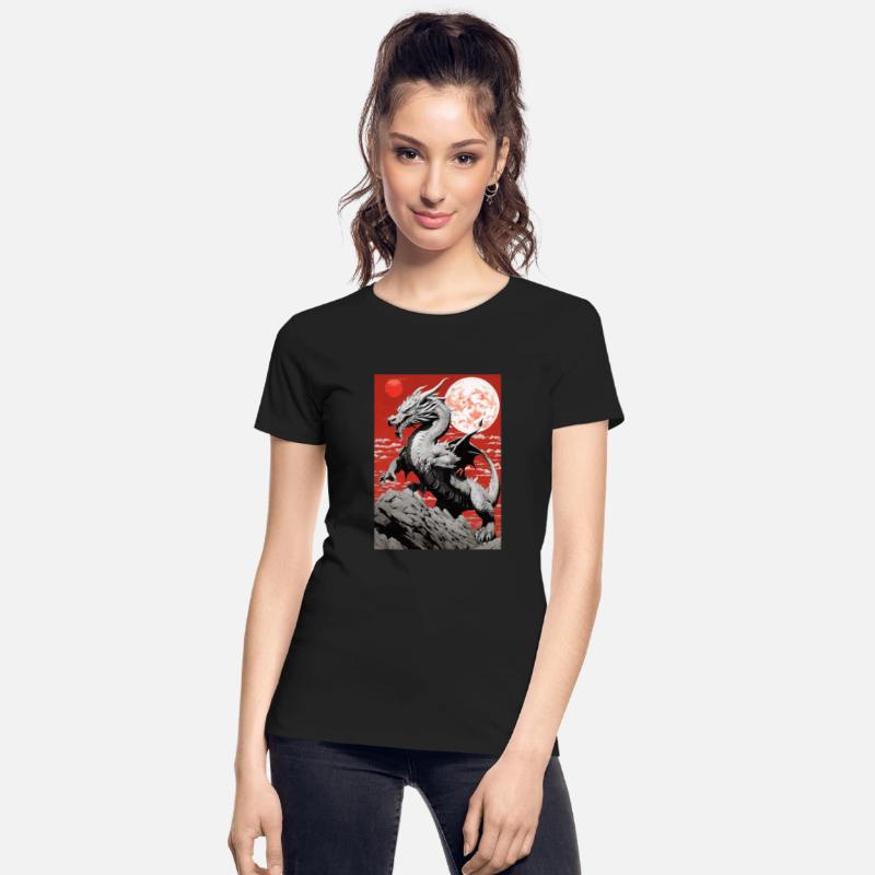 Bold Dragon Fury Otomo-Inspired T-Shirt