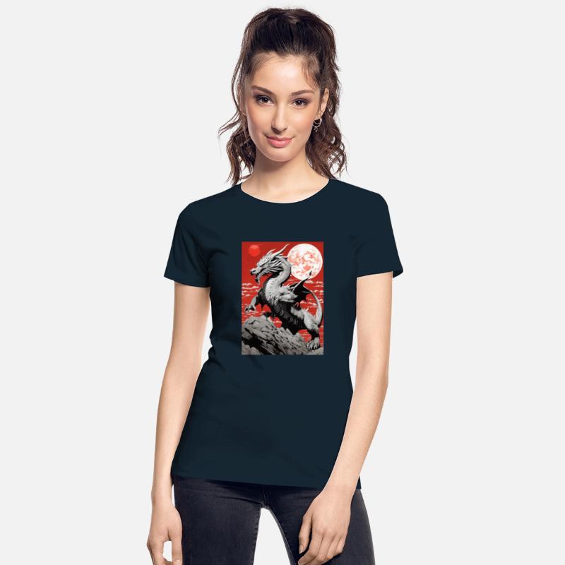 Bold Dragon Fury Otomo-Inspired T-Shirt