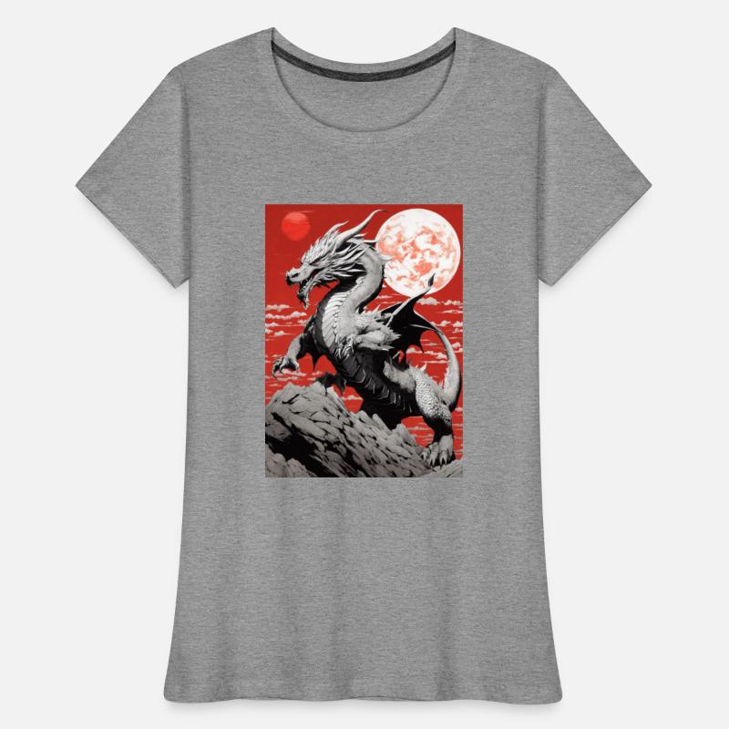 Bold Dragon Fury Otomo-Inspired T-Shirt