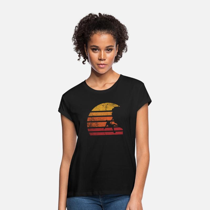 Bouldering Distressed Retro Rock Climbing