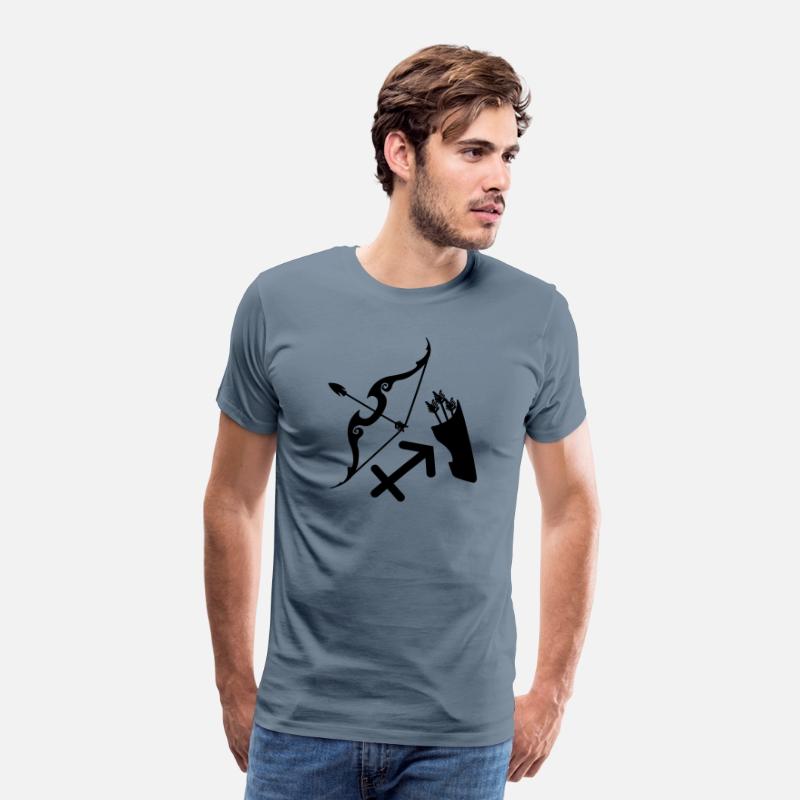 Bow and arrow with logo zodiac sign