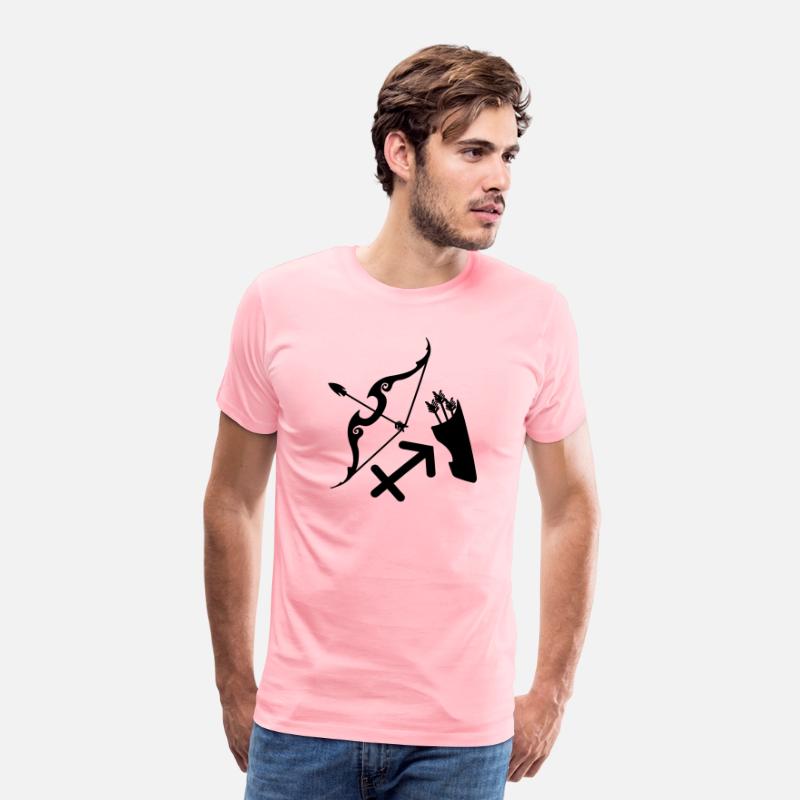 Bow and arrow with logo zodiac sign
