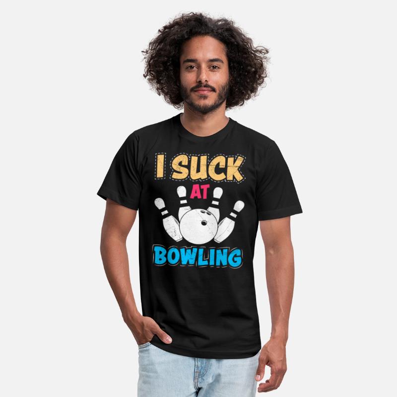 Bowler Funny I Suck at Bowling Shirt