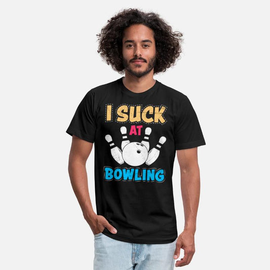 Bowler Funny I Suck at Bowling Shirt