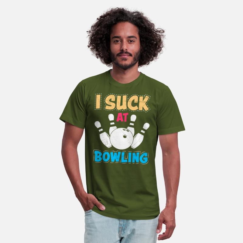 Bowler Funny I Suck at Bowling Shirt