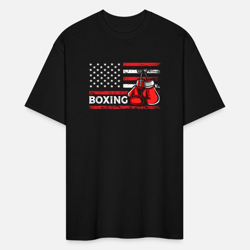 Boxing Gloves American Combat Sports Flag