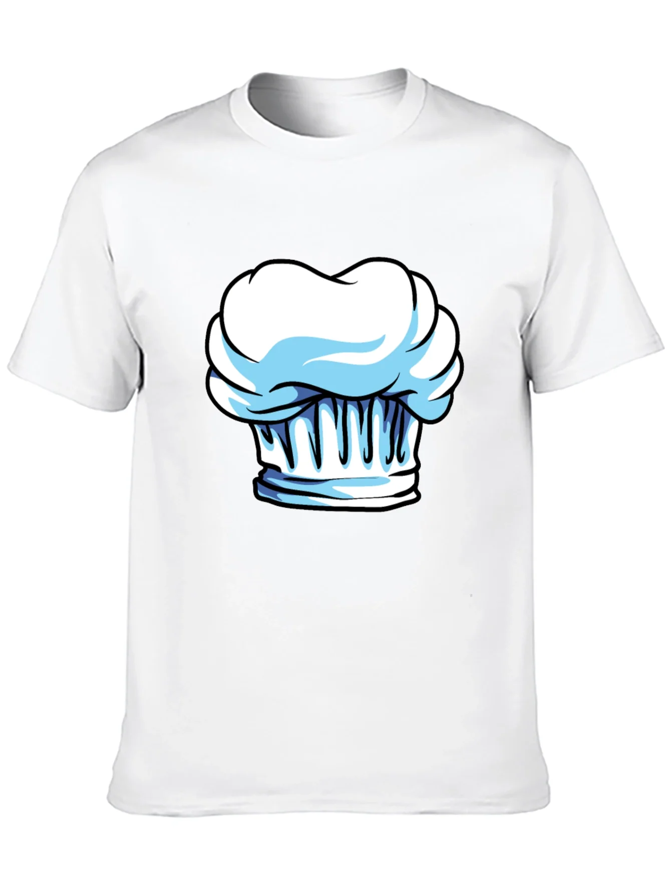 Chef Hat Graphic Tee - Stylish Cotton Blend