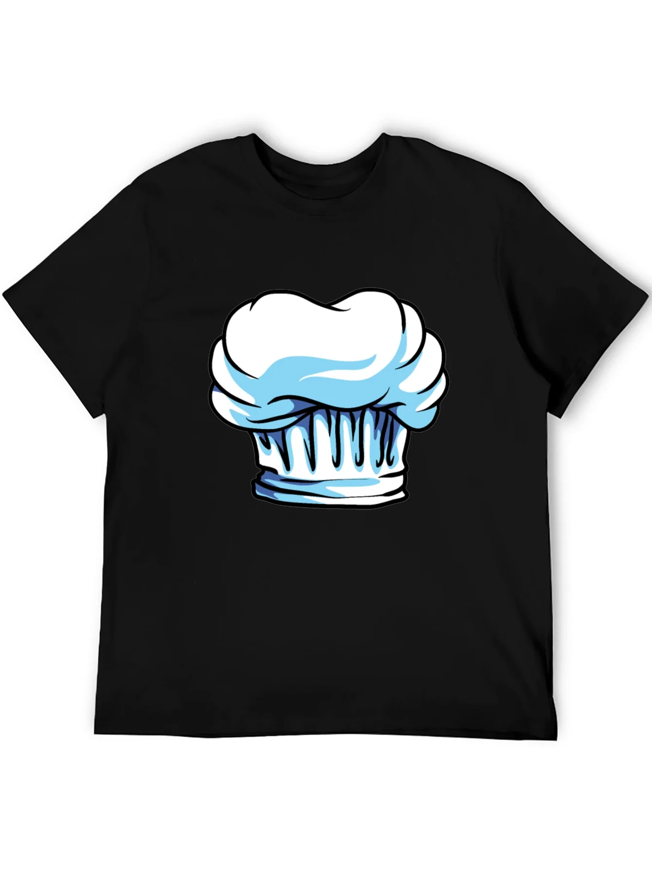 Chef Hat Graphic Tee - Stylish Cotton Blend