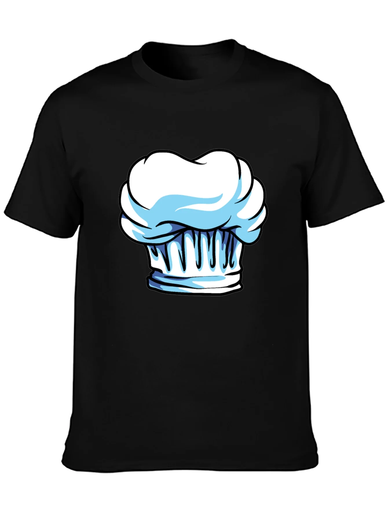 Chef Hat Graphic Tee - Stylish Cotton Blend