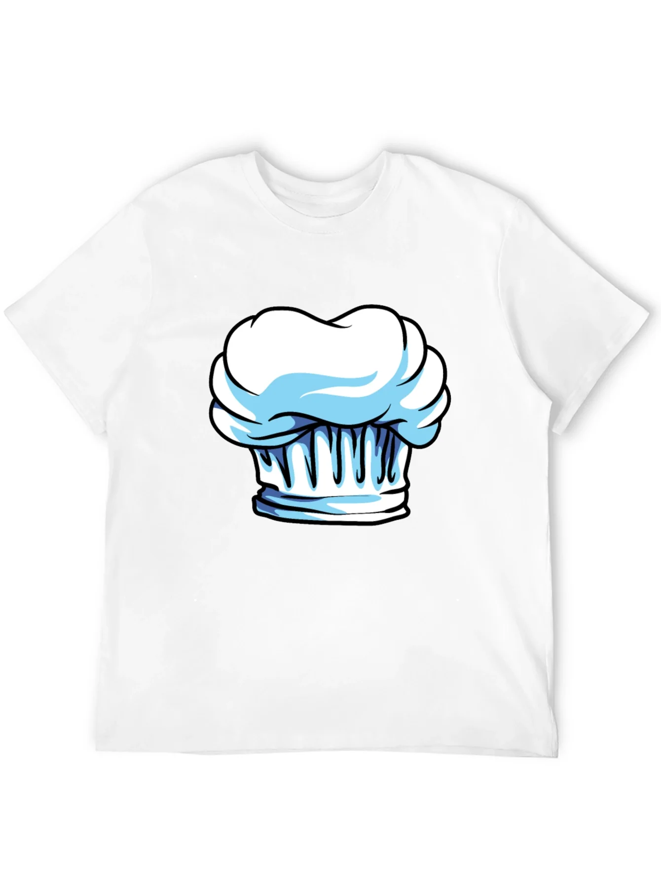 Chef Hat Graphic Tee - Stylish Cotton Blend