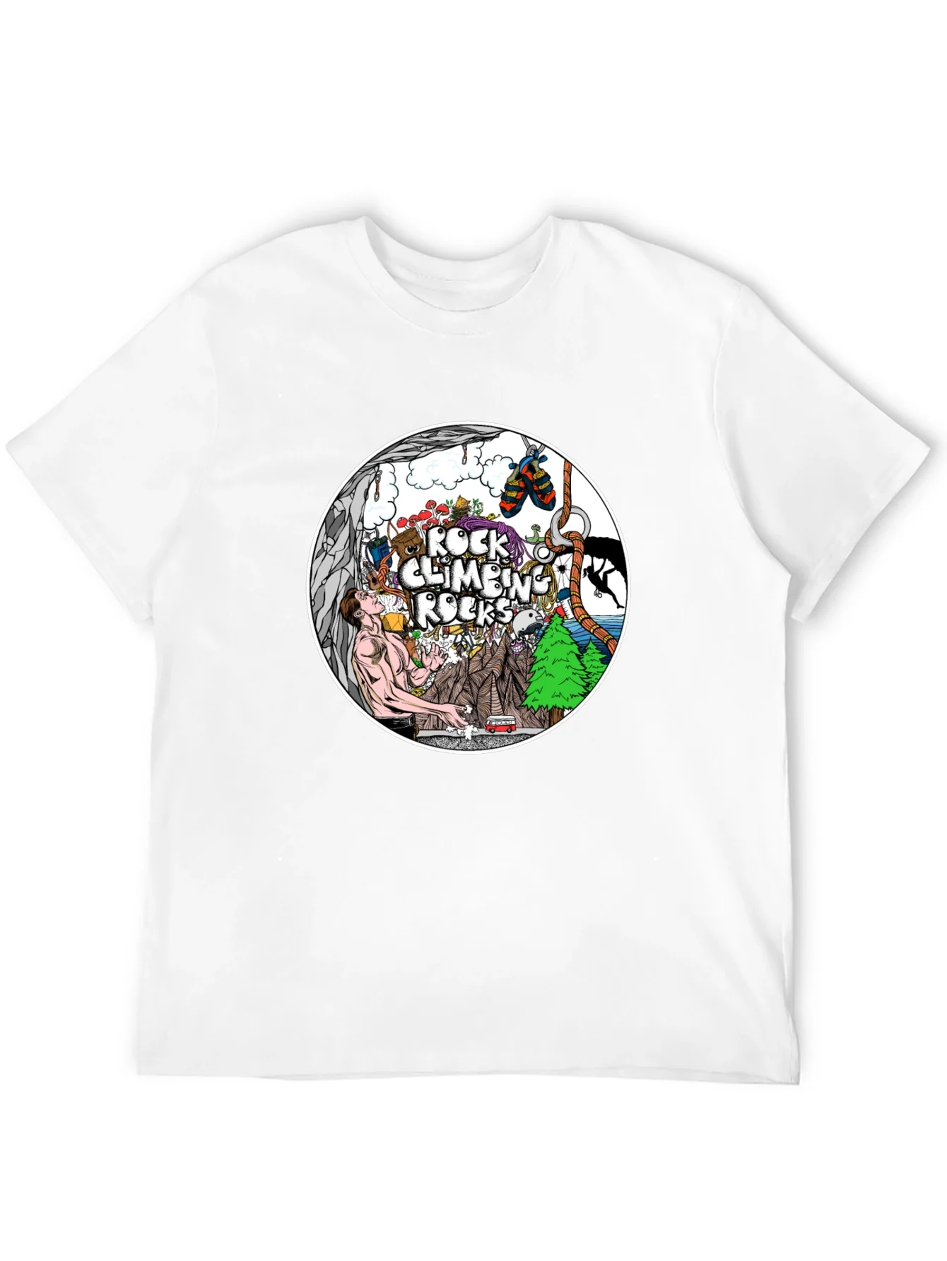 Rock Climbing Rocks T-Shirt - Adventure Time!