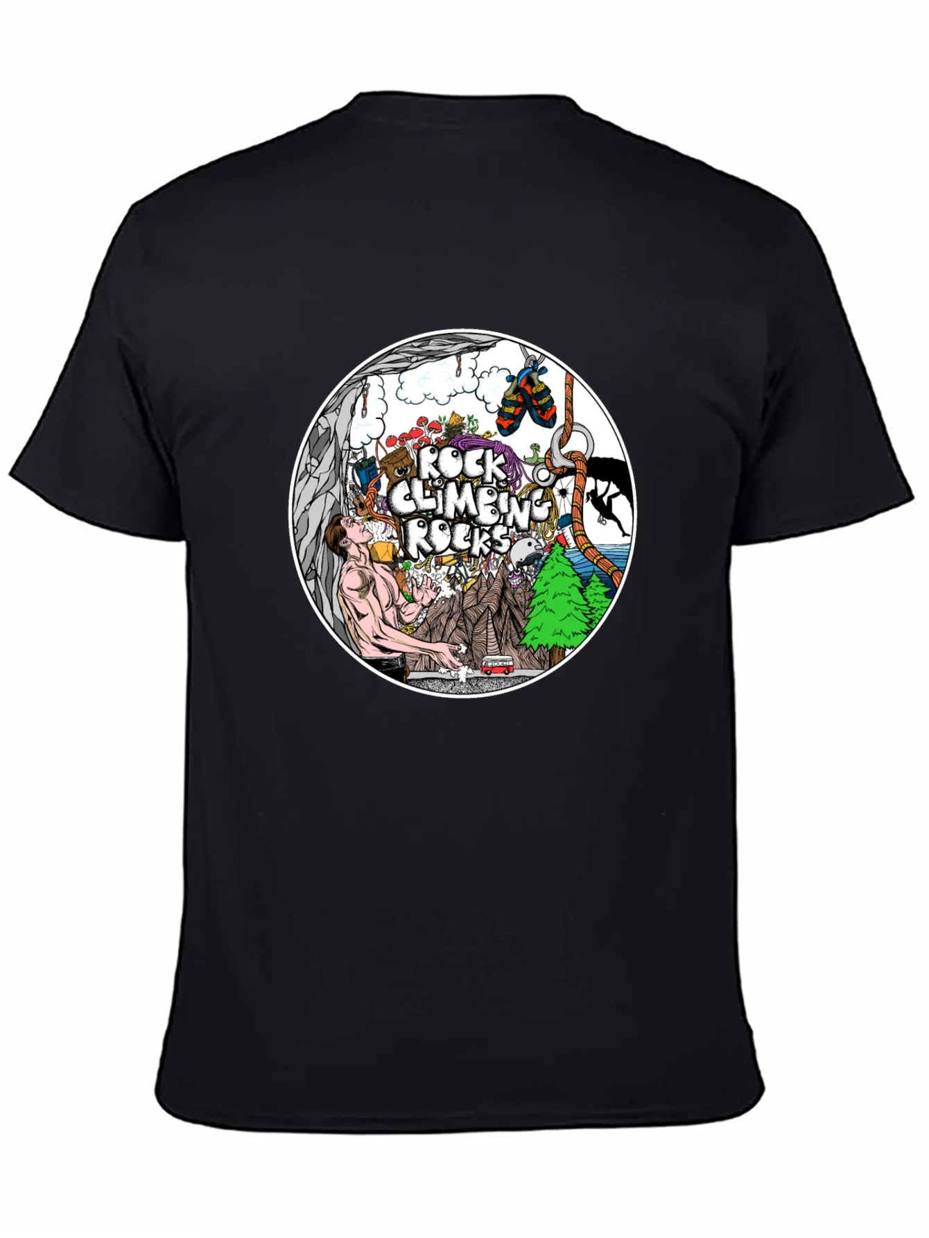 Rock Climbing Rocks T-Shirt - Adventure Time!