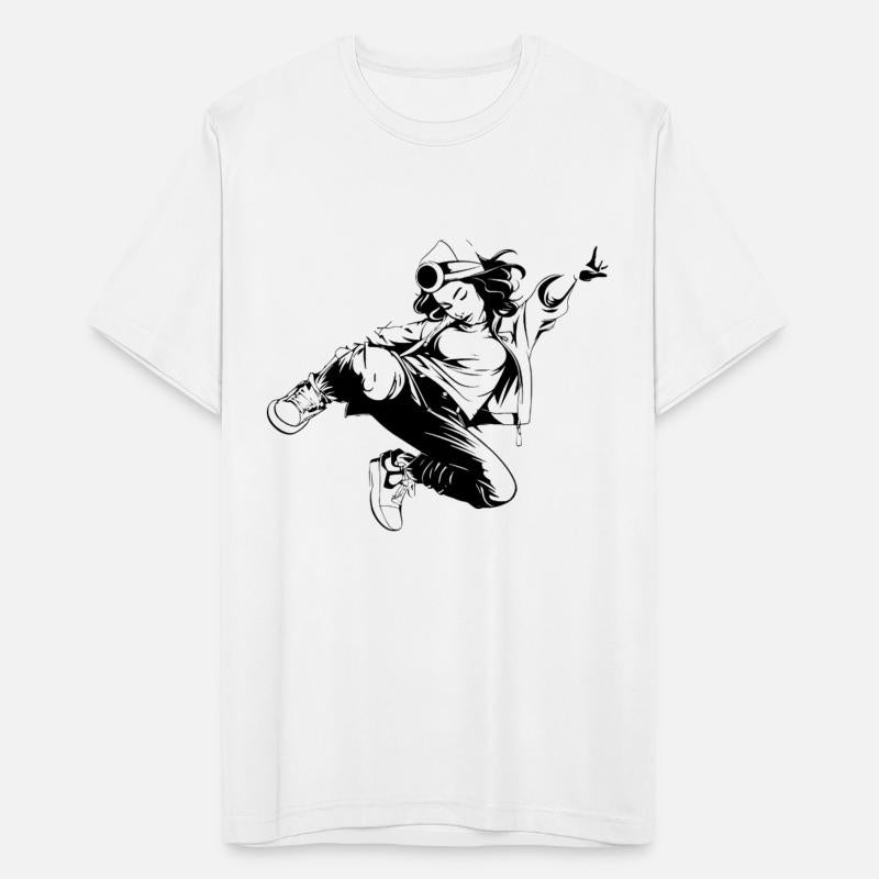 Breakdancing Girl Drawing