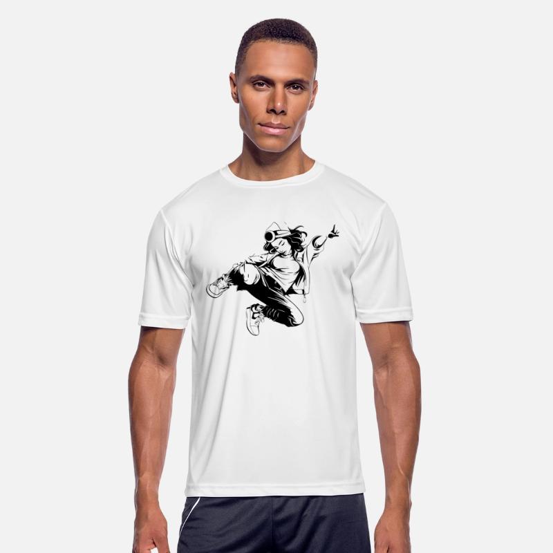 Breakdancing Girl Drawing