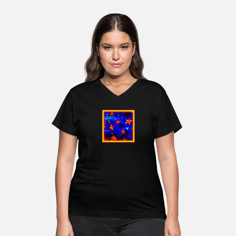 Bright Colored Orange Stars. Buy Now