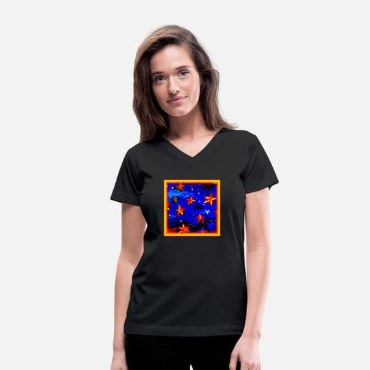 Bright Colored Orange Stars. Buy Now