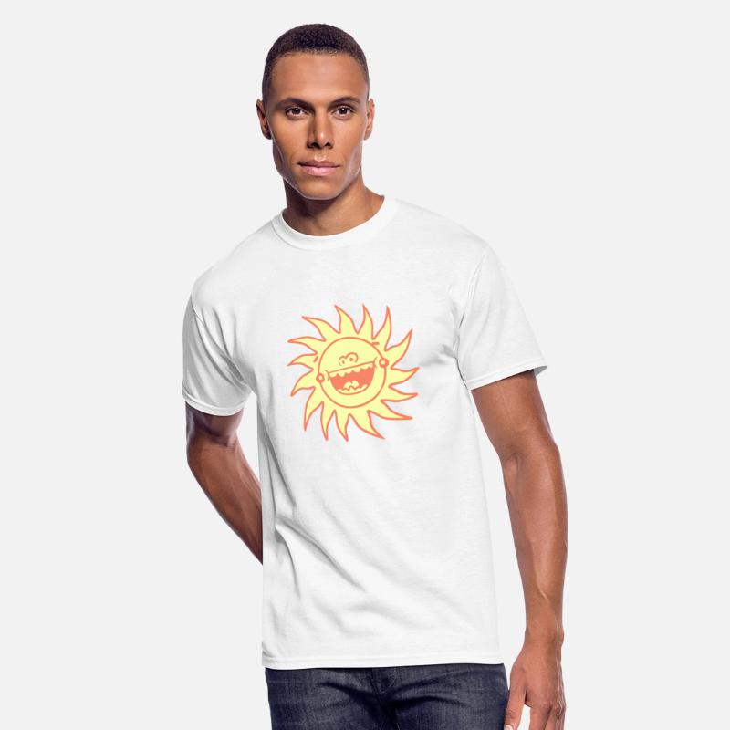 Bright Sun Funny Happy Face Smile Comic Cartoon