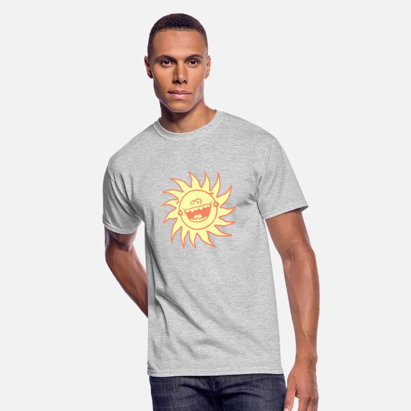 Bright Sun Funny Happy Face Smile Comic Cartoon