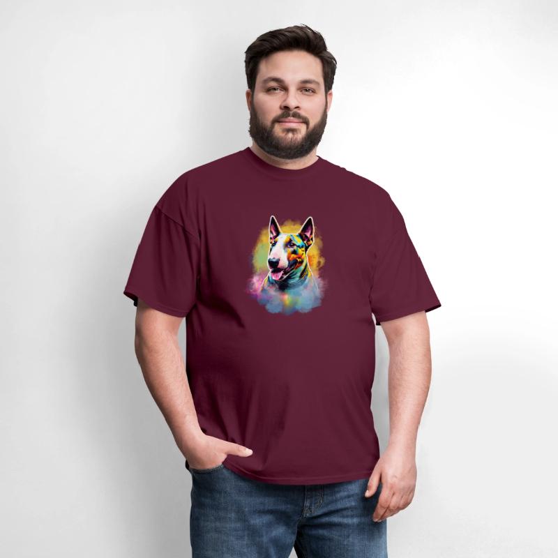 Bull Terrier Colorful Cloud