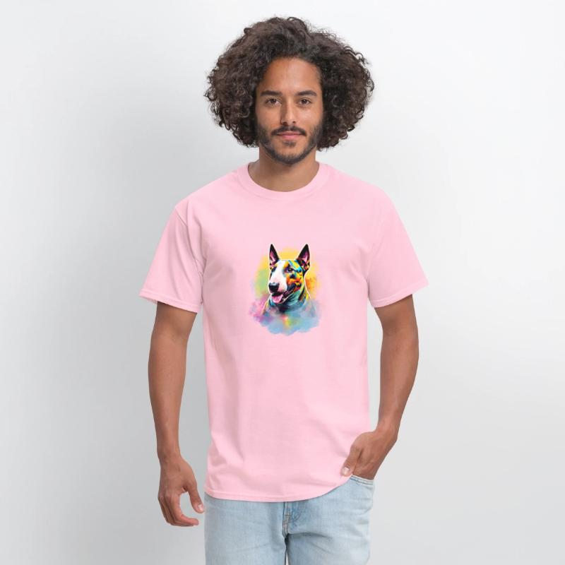 Bull Terrier Colorful Cloud
