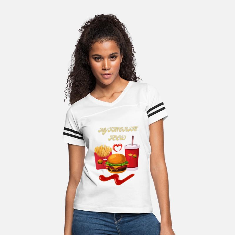Burger and potatoes t-shirt design