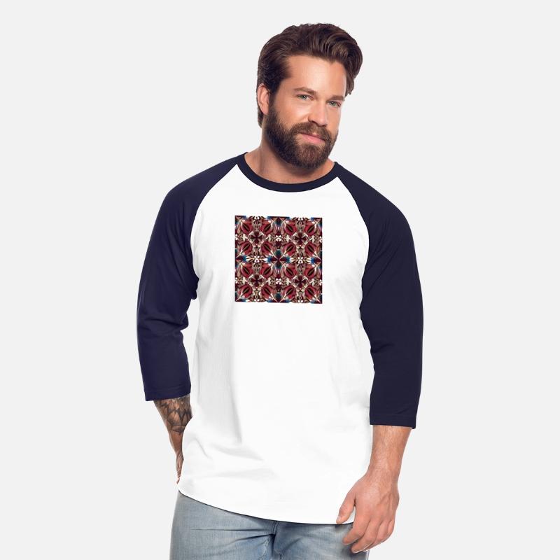 Burgundy blue ornament
