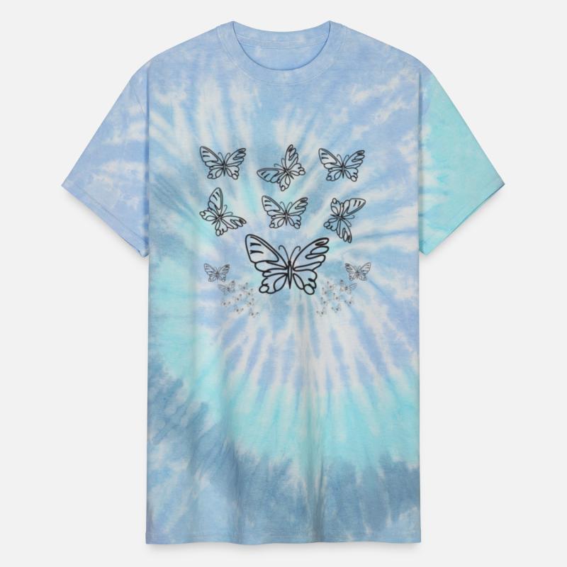 butterfly line art vector