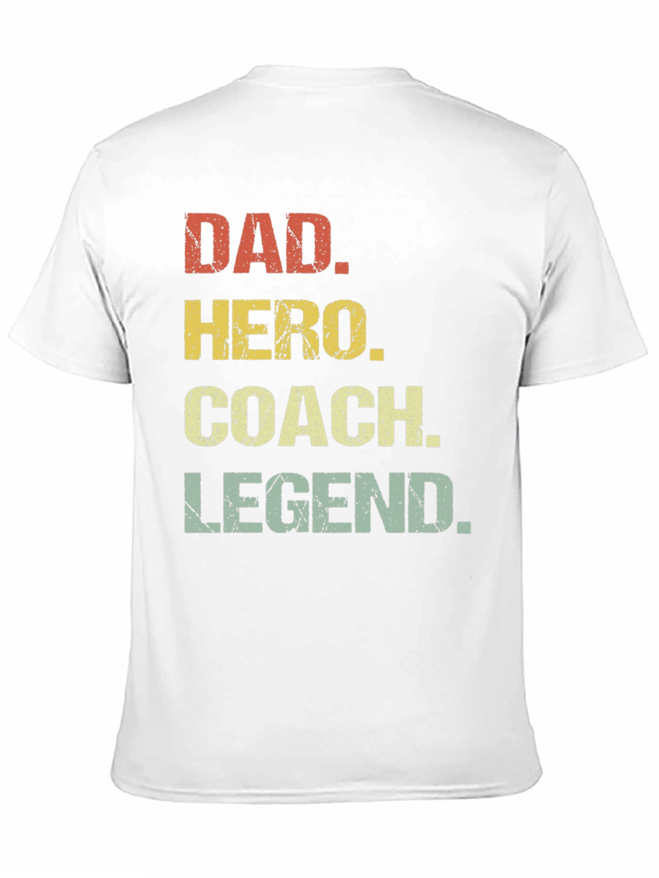 Dad Hero Coach Legend T-Shirt - Fathers Day Gift