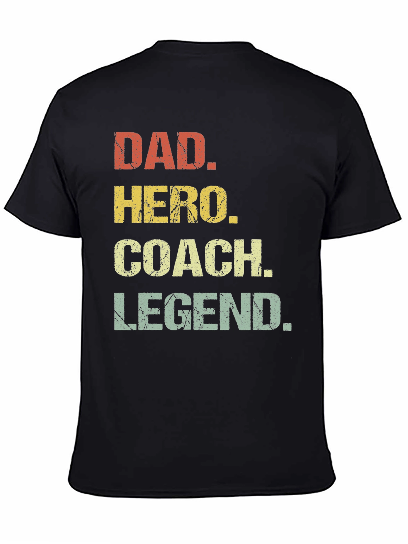 Dad Hero Coach Legend T-Shirt - Fathers Day Gift