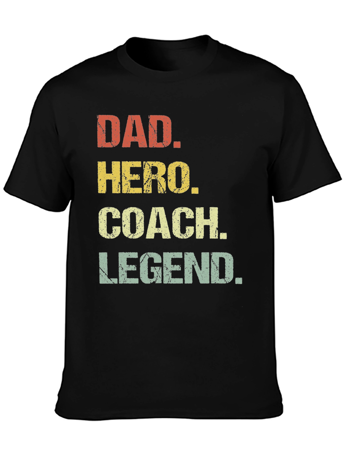 Dad Hero Coach Legend T-Shirt - Fathers Day Gift