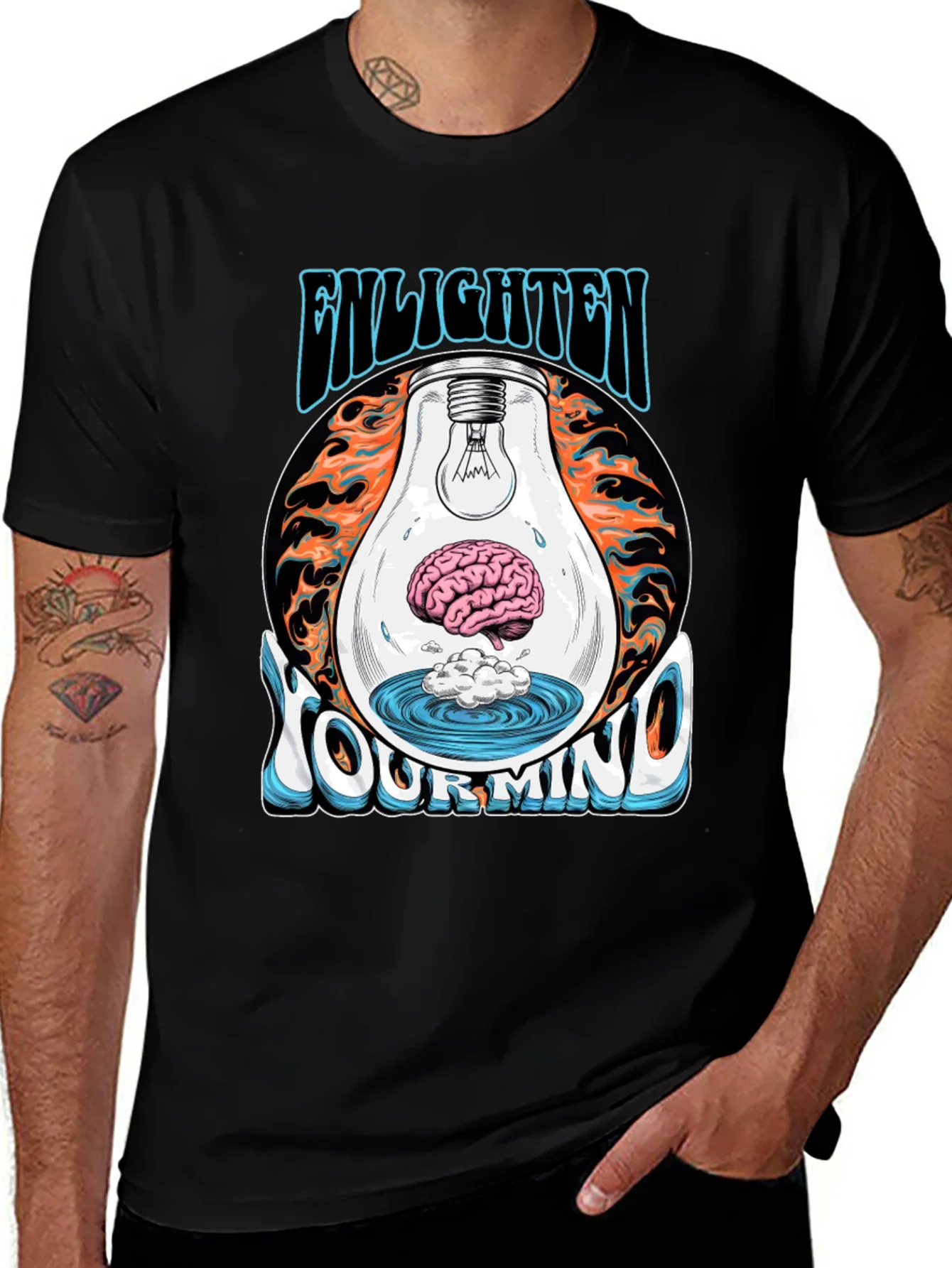 Enlighten Your Mind Graphic T-Shirt