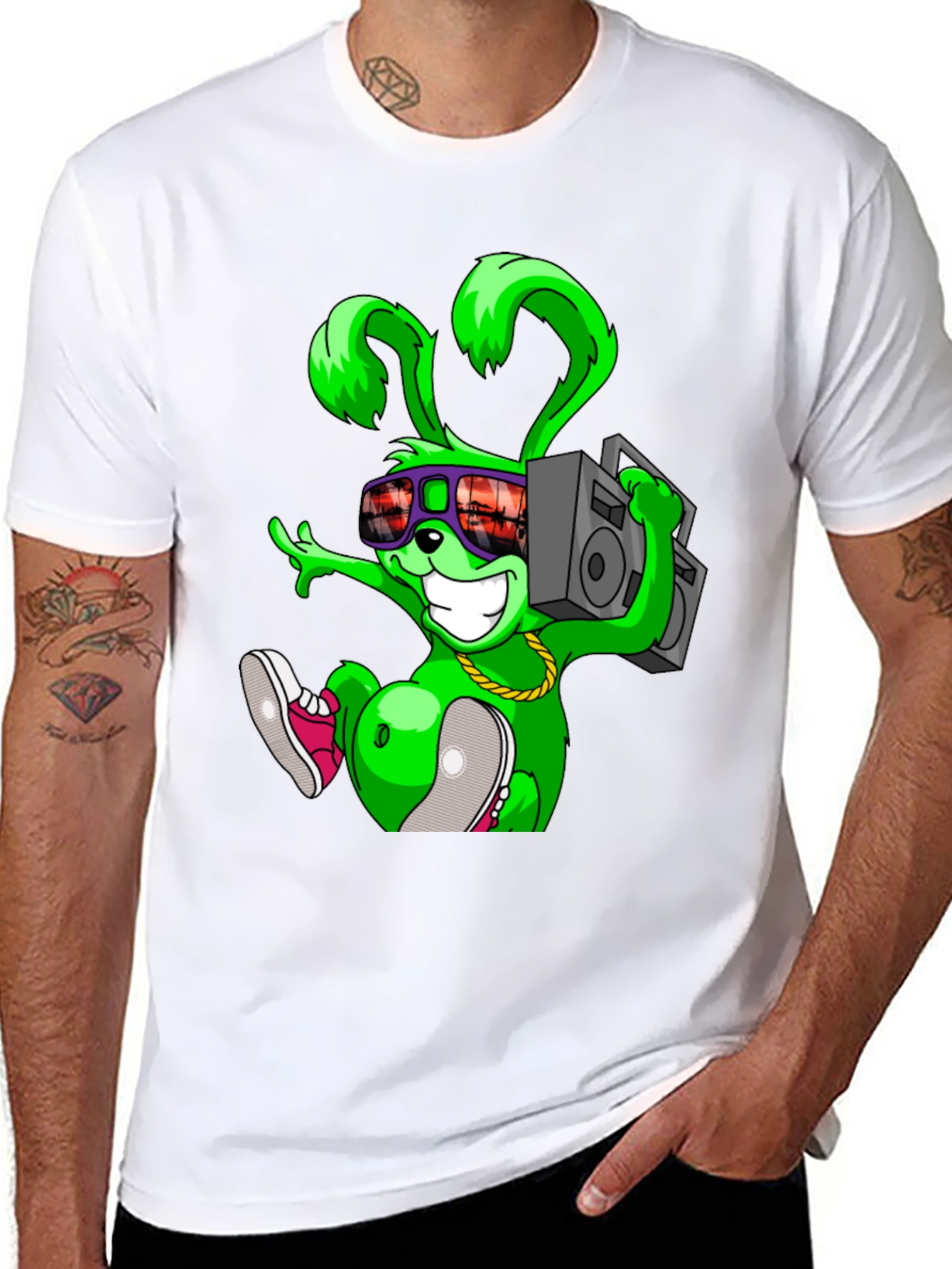 Cool Rabbit Graphic Tee