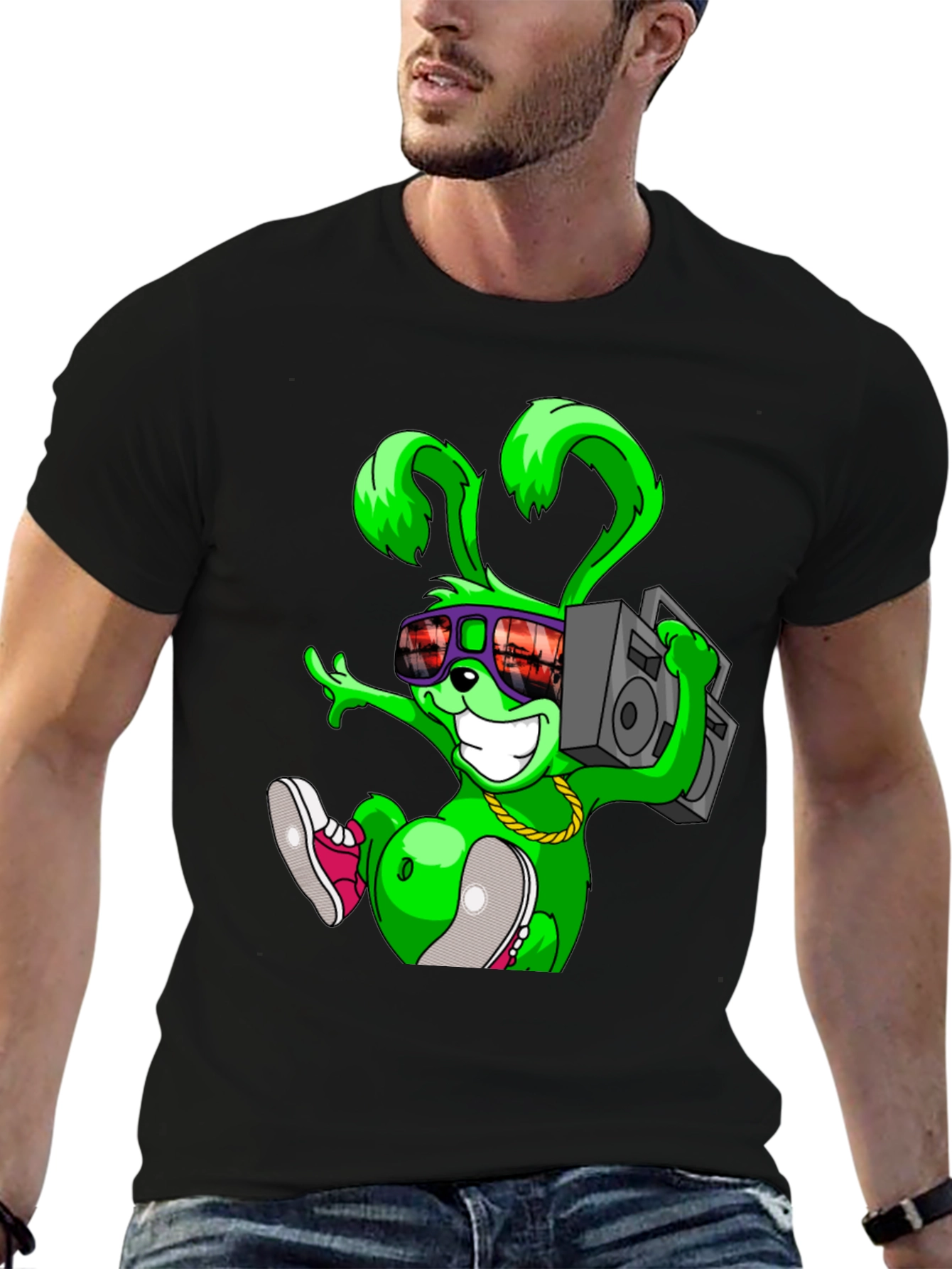 Cool Rabbit Graphic Tee