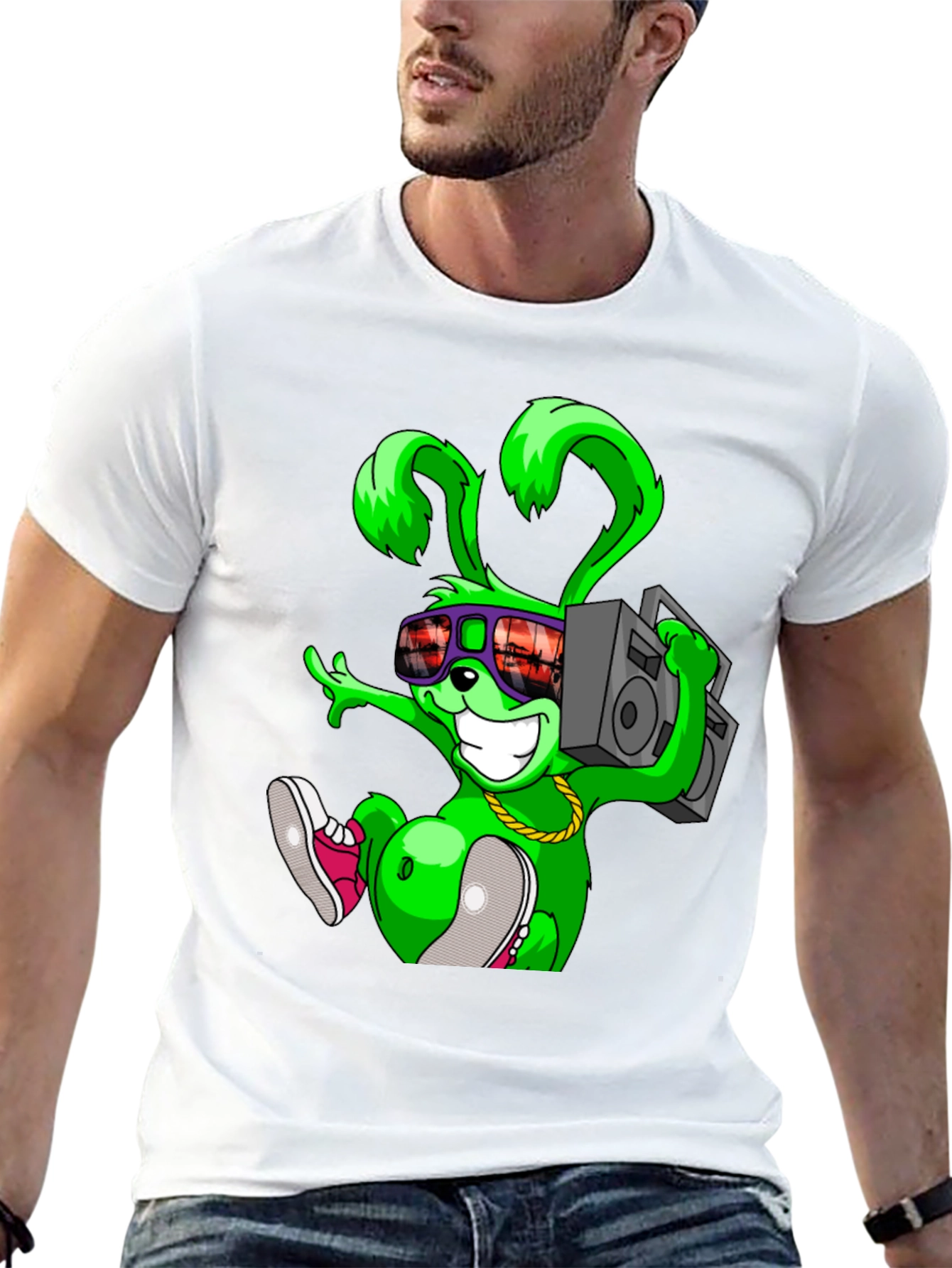 Cool Rabbit Graphic Tee