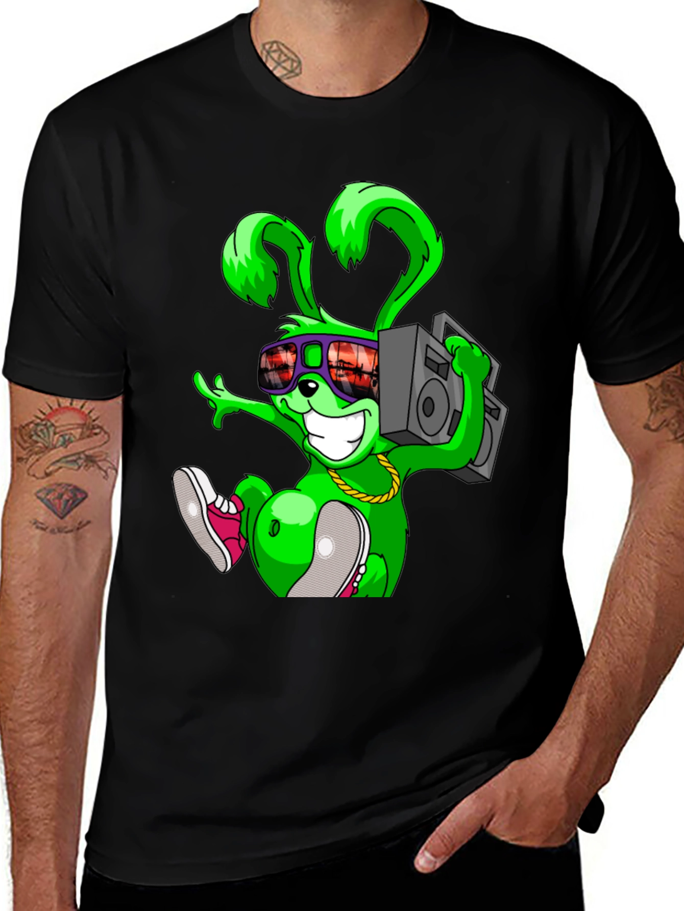 Cool Rabbit Graphic Tee