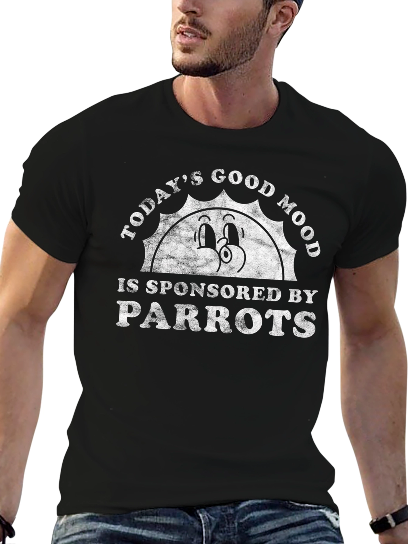 Todays Good Mood Parrots Graphic T-Shirt