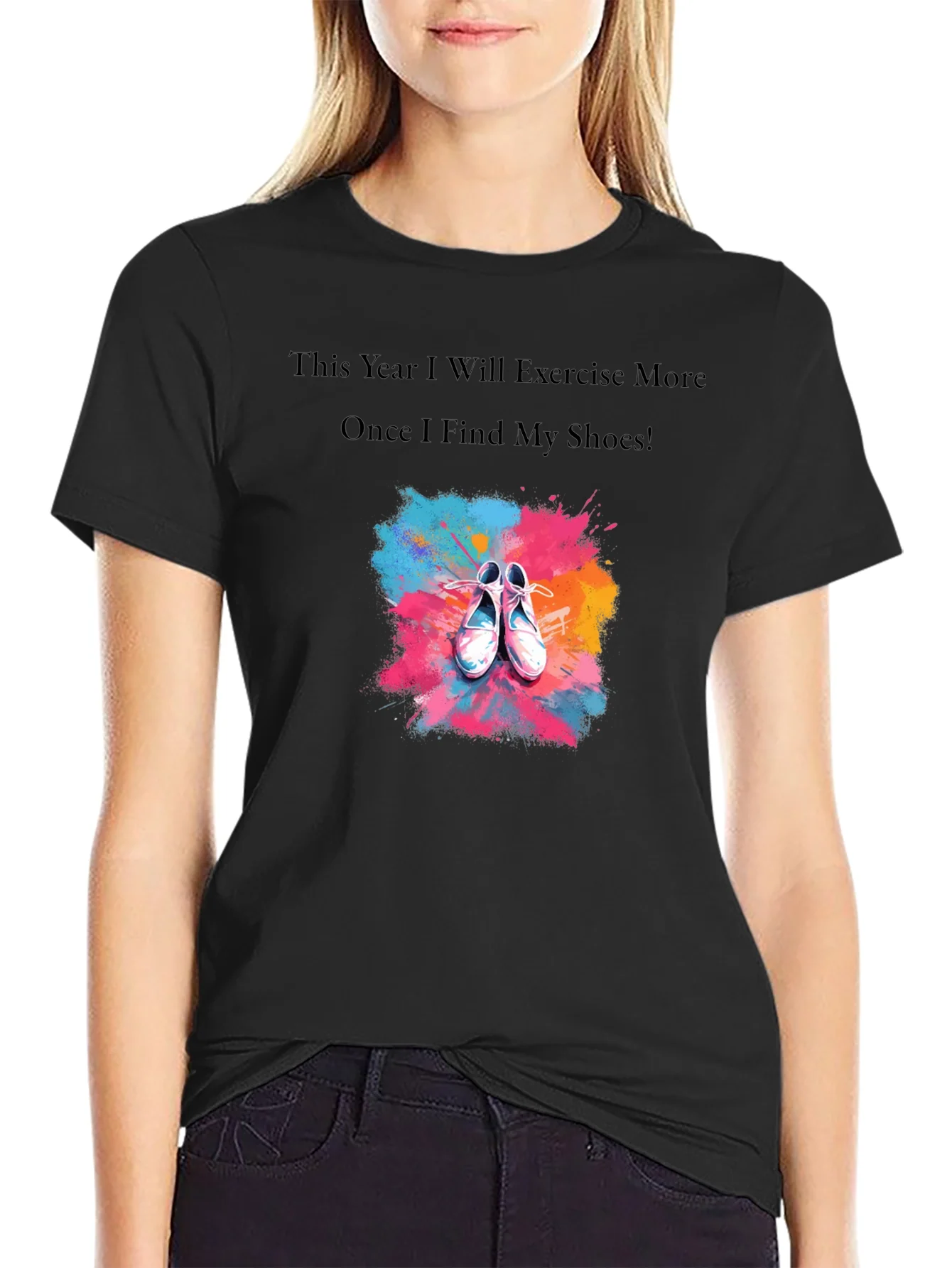 Funny Exercise T-Shirt - Find My Shoes