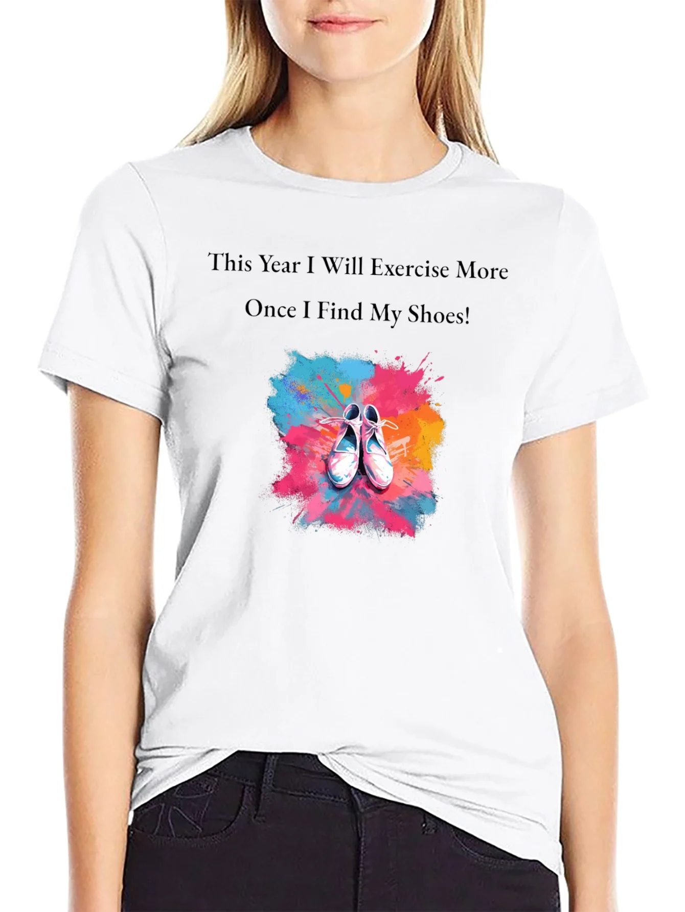 Funny Exercise T-Shirt - Find My Shoes