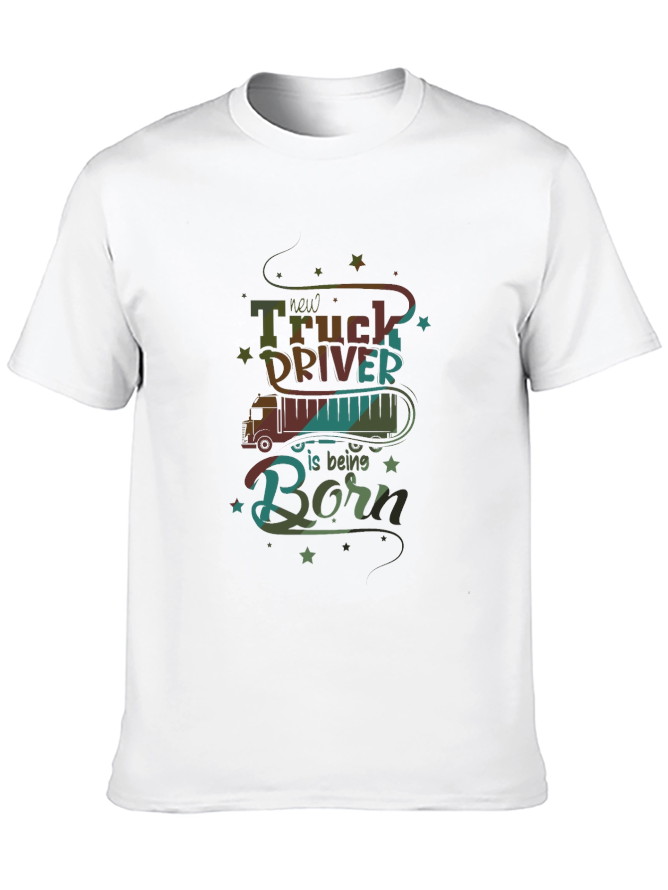 New Truck Driver Being Born T-Shirt