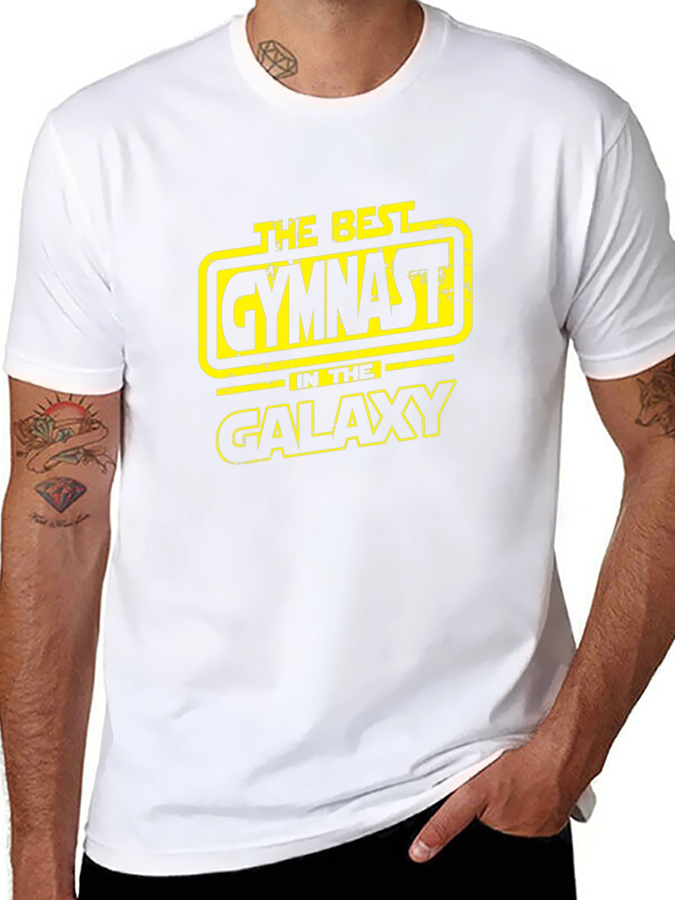 Best Gymnast in the Galaxy Black T-Shirt