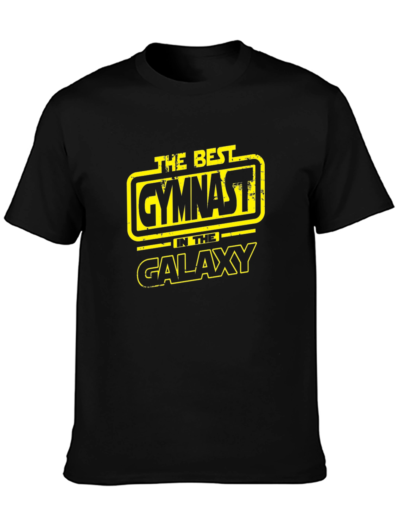 Best Gymnast in the Galaxy Black T-Shirt