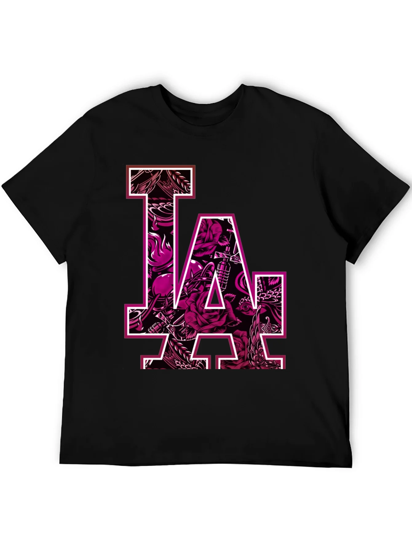 LA Graphic Tee - Bold Artistic Design