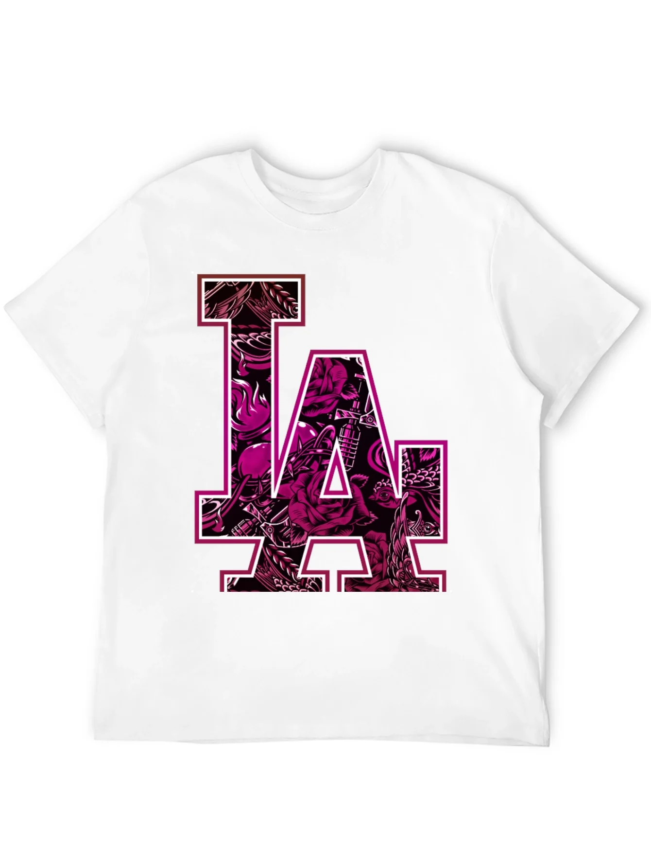 LA Graphic Tee - Bold Artistic Design