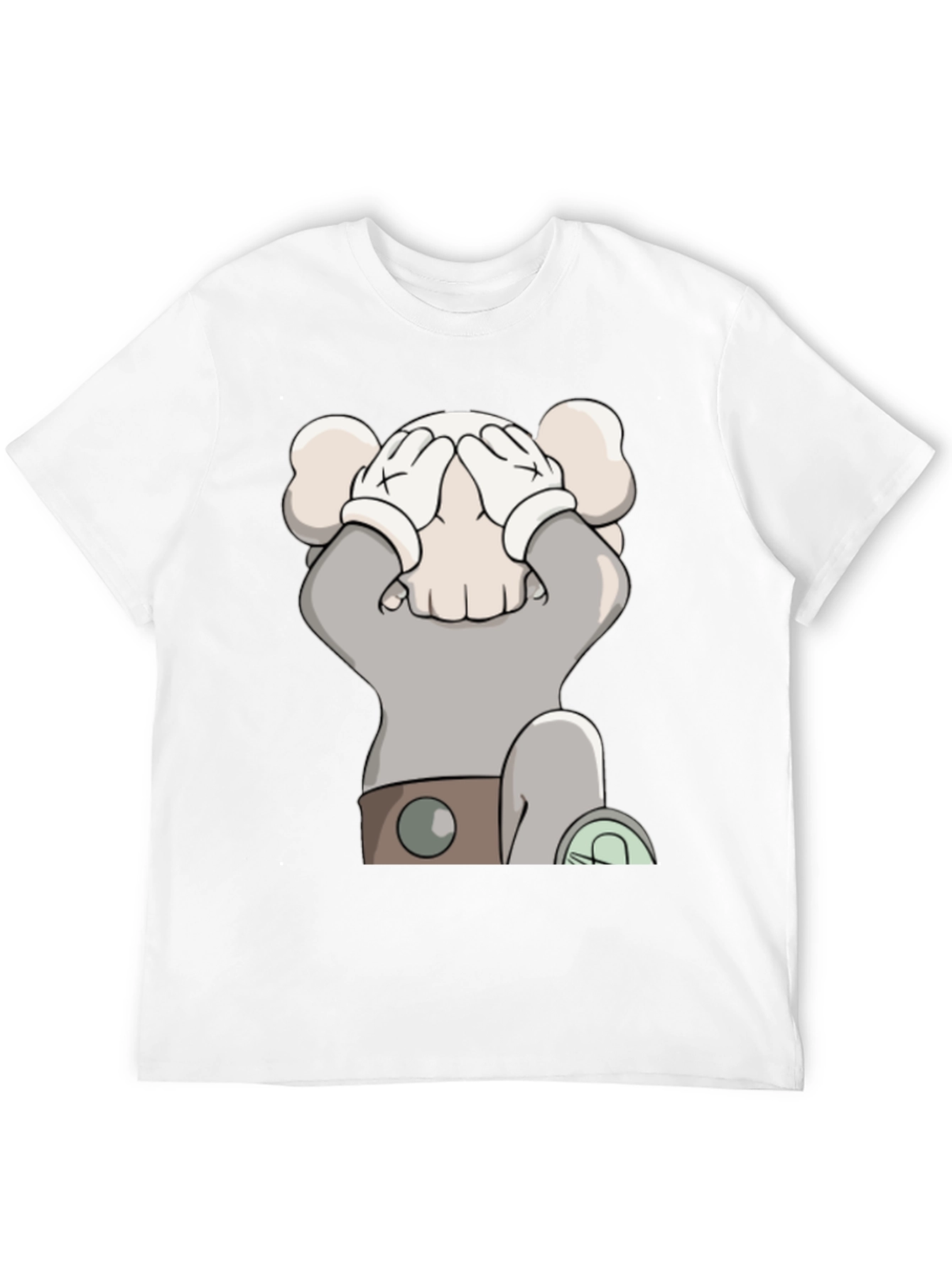 Cartoon Graphic Black T-Shirt