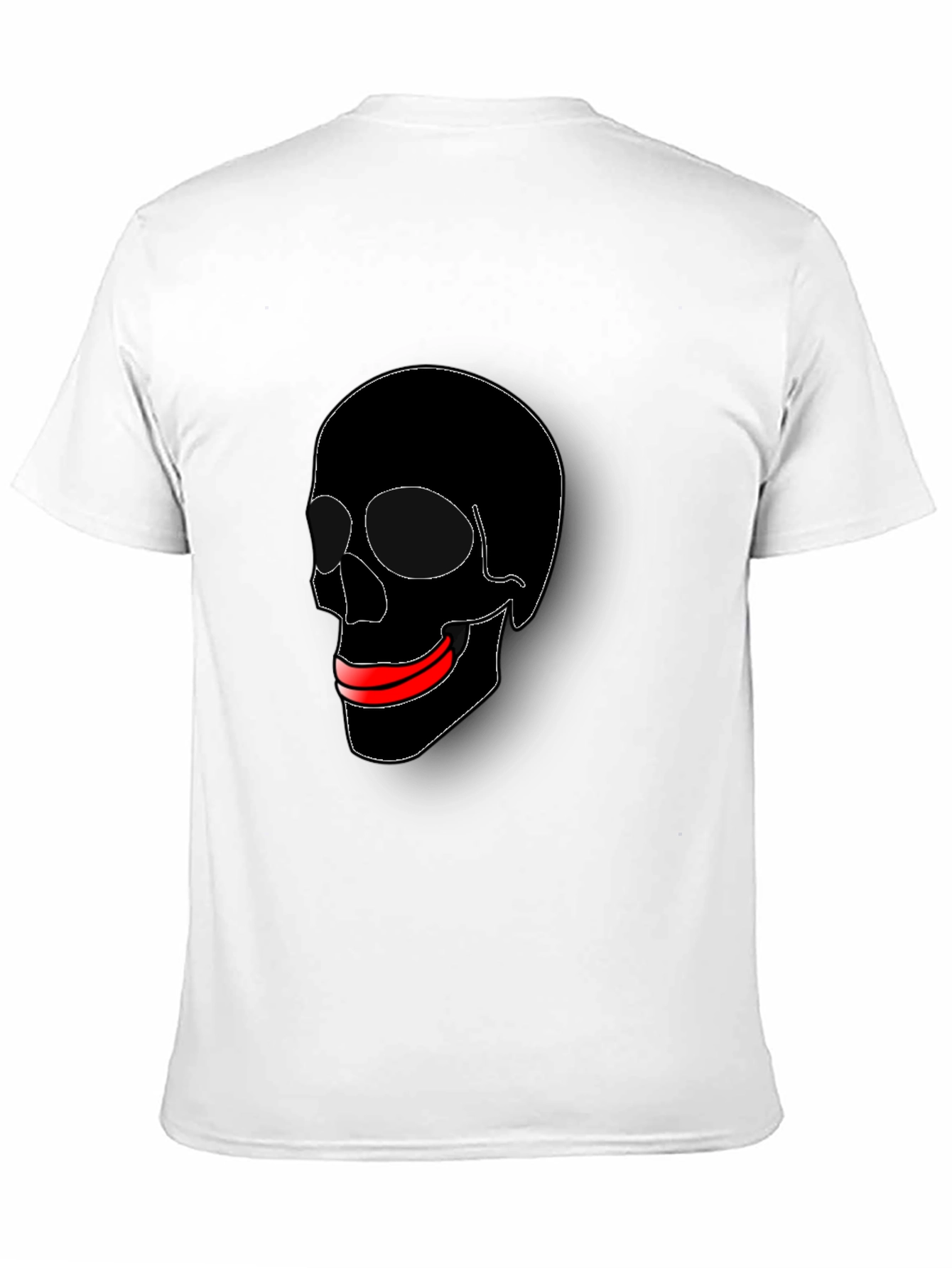 Skull Graphic Tee - Black Casual T-Shirt