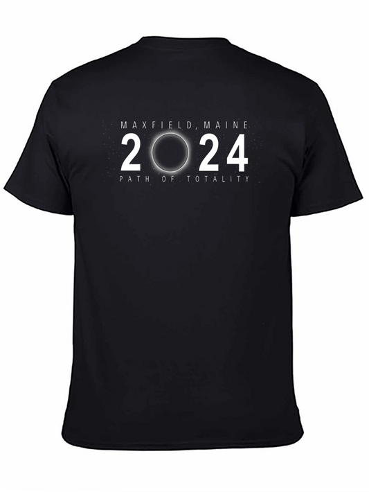 Maxfield Maine 2024 Path of Totality T-Shirt